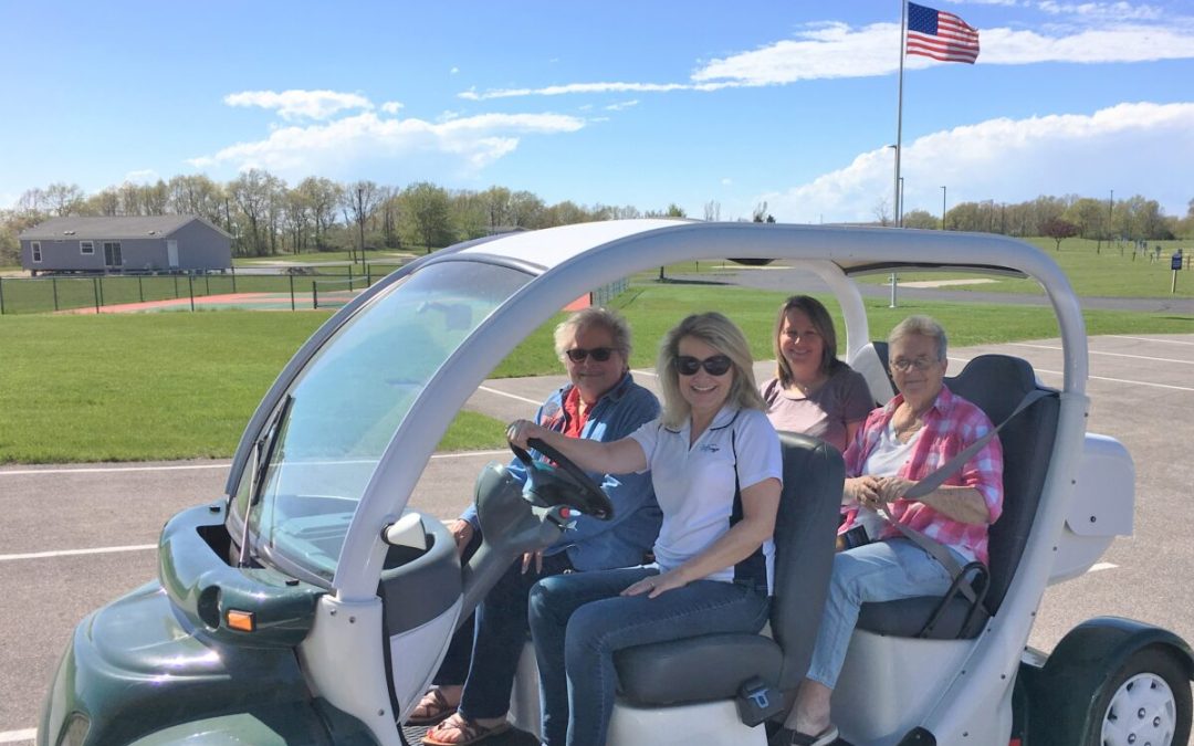 Taking it easy at The Bluffs on Manistee Lake